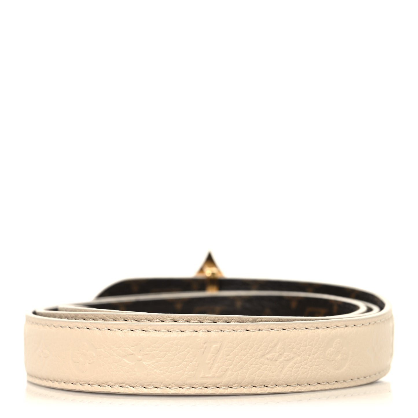 Monogram Empreinte 20mm Flowergram Reversible 80 32 Belt Cream