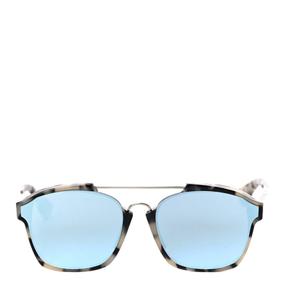 Christian Dior Abstract Square Mirrored Sunglasses Spotted Havana Blue 4 of 7