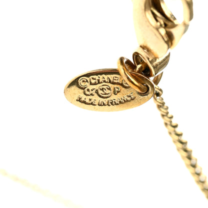 Chanel Resin CC Camellia Flower Necklace Gold 6 of 6