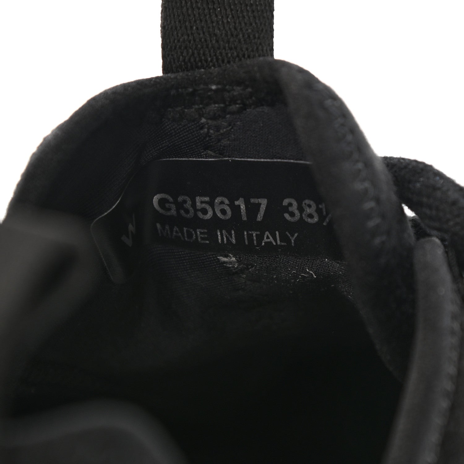 Chanel Velvet Calfskin Mixed Fibers CC Sneakers 38.5 Black 9 of 11