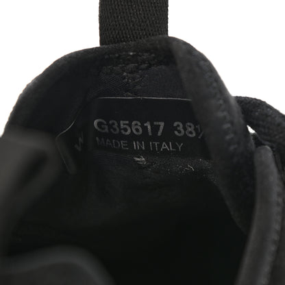 Chanel Velvet Calfskin Mixed Fibers CC Sneakers 38.5 Black 9 of 11