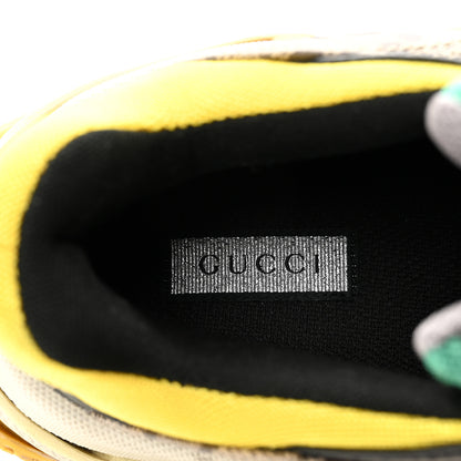 Balenciaga X GUCCI Maxi GG Supreme Monogram Womens Triple S Sneakers 40 Beige Ebony Black Green 6 of 8