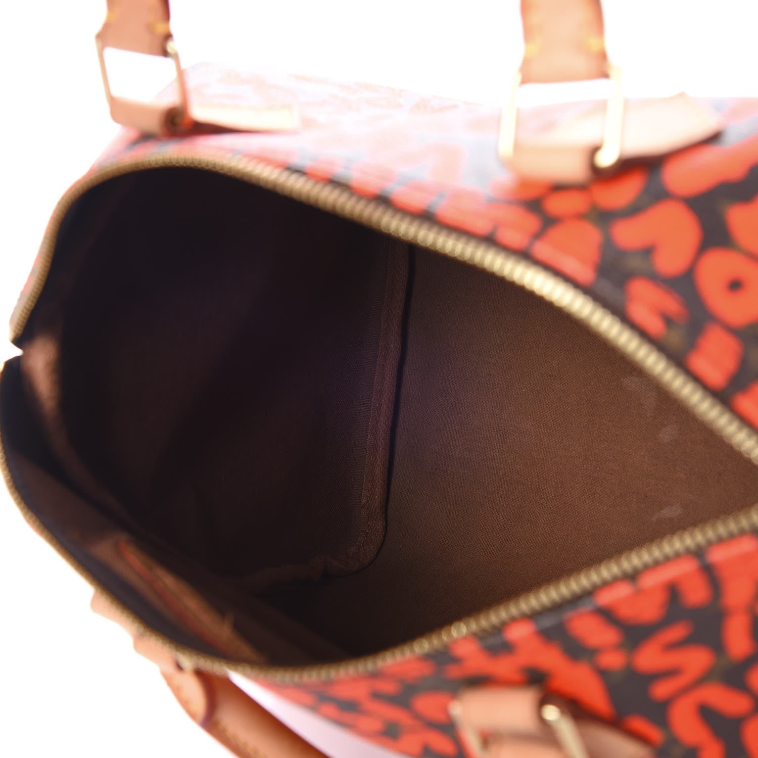 Louis Vuitton Monogram Graffiti Speedy 30 Orange 5 of 12