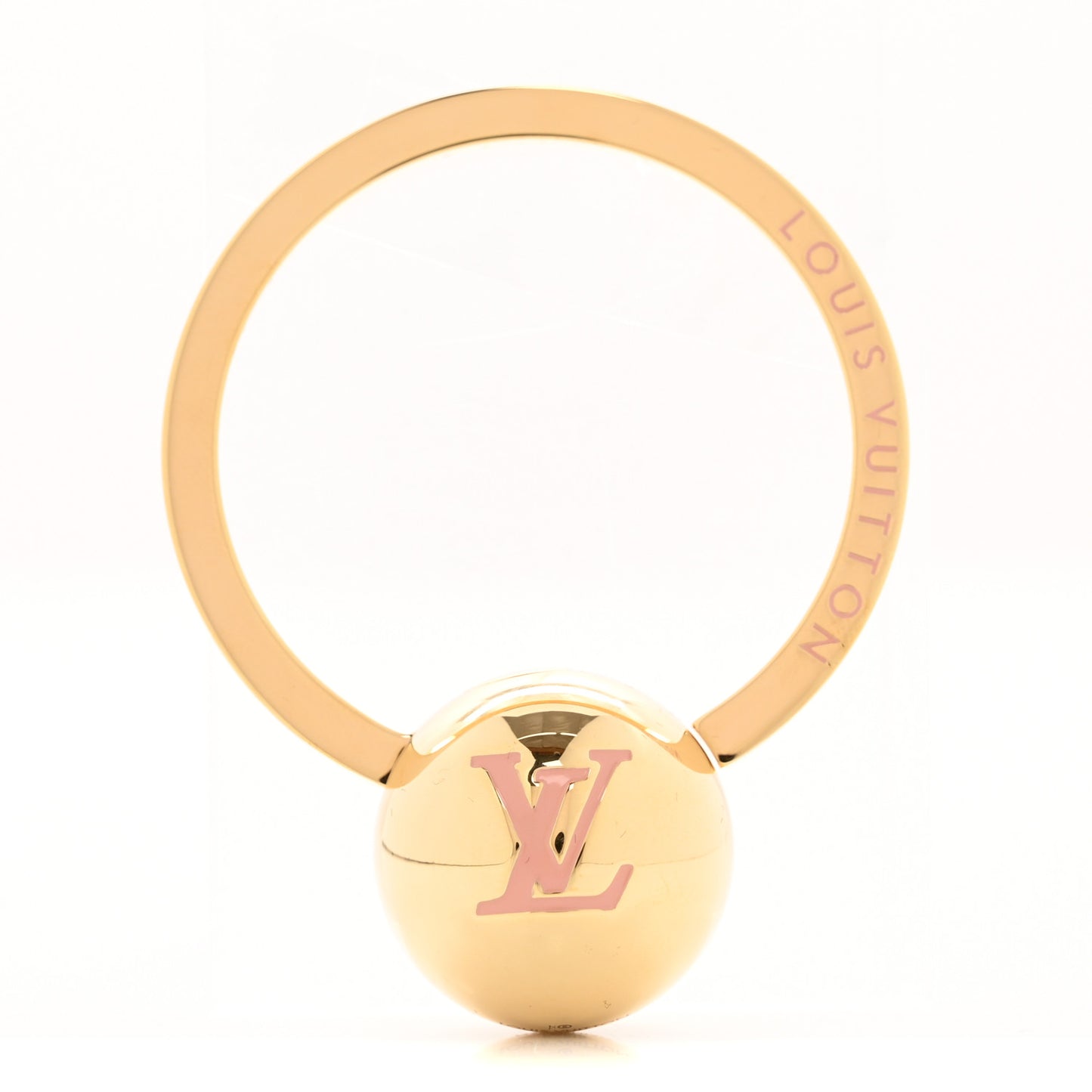 Sphere Key Ring Gold Rose Ballerine