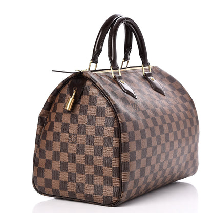 Louis Vuitton Damier Ebene Speedy 30 3 of 10