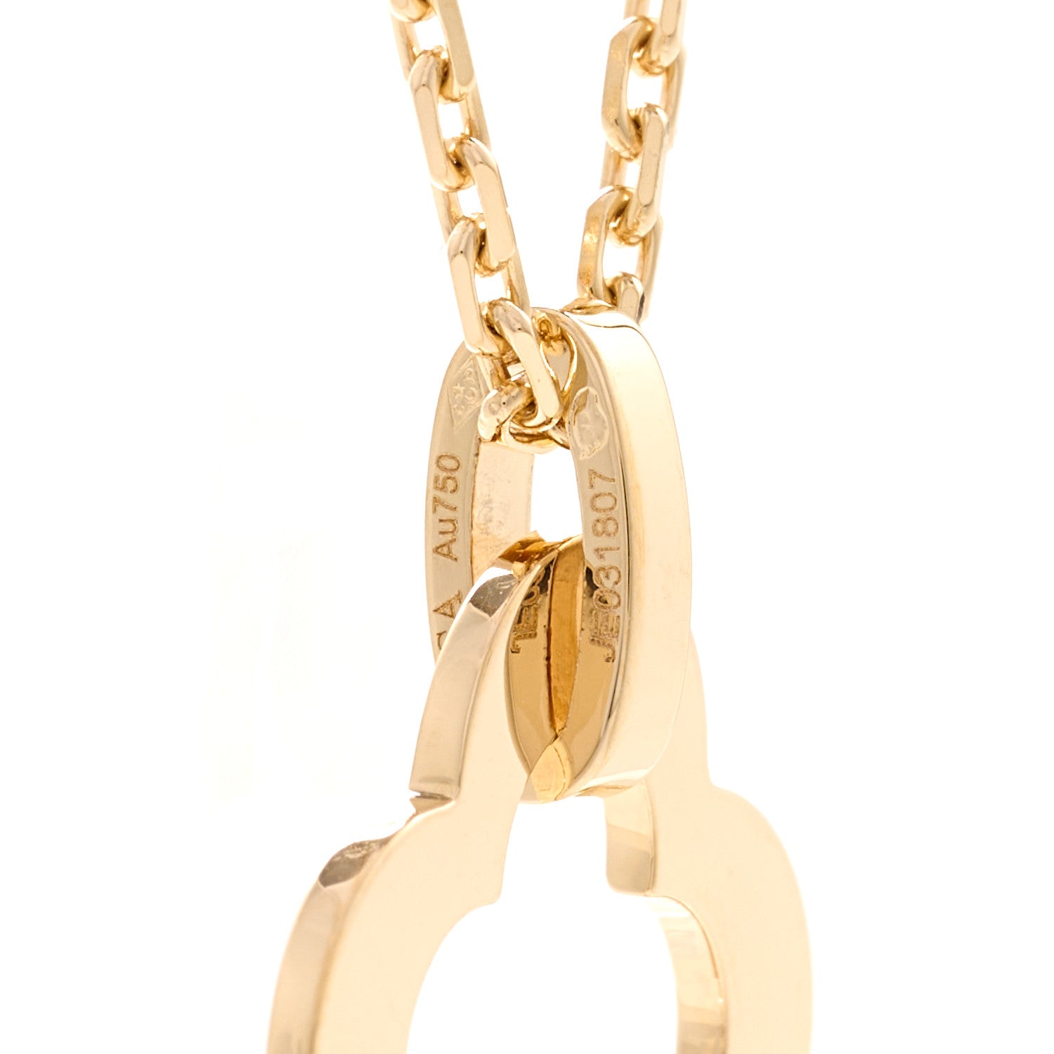Van Cleef & Arpels 18K Yellow Gold Byzantine Alhambra Pendant Necklace 5 of 5