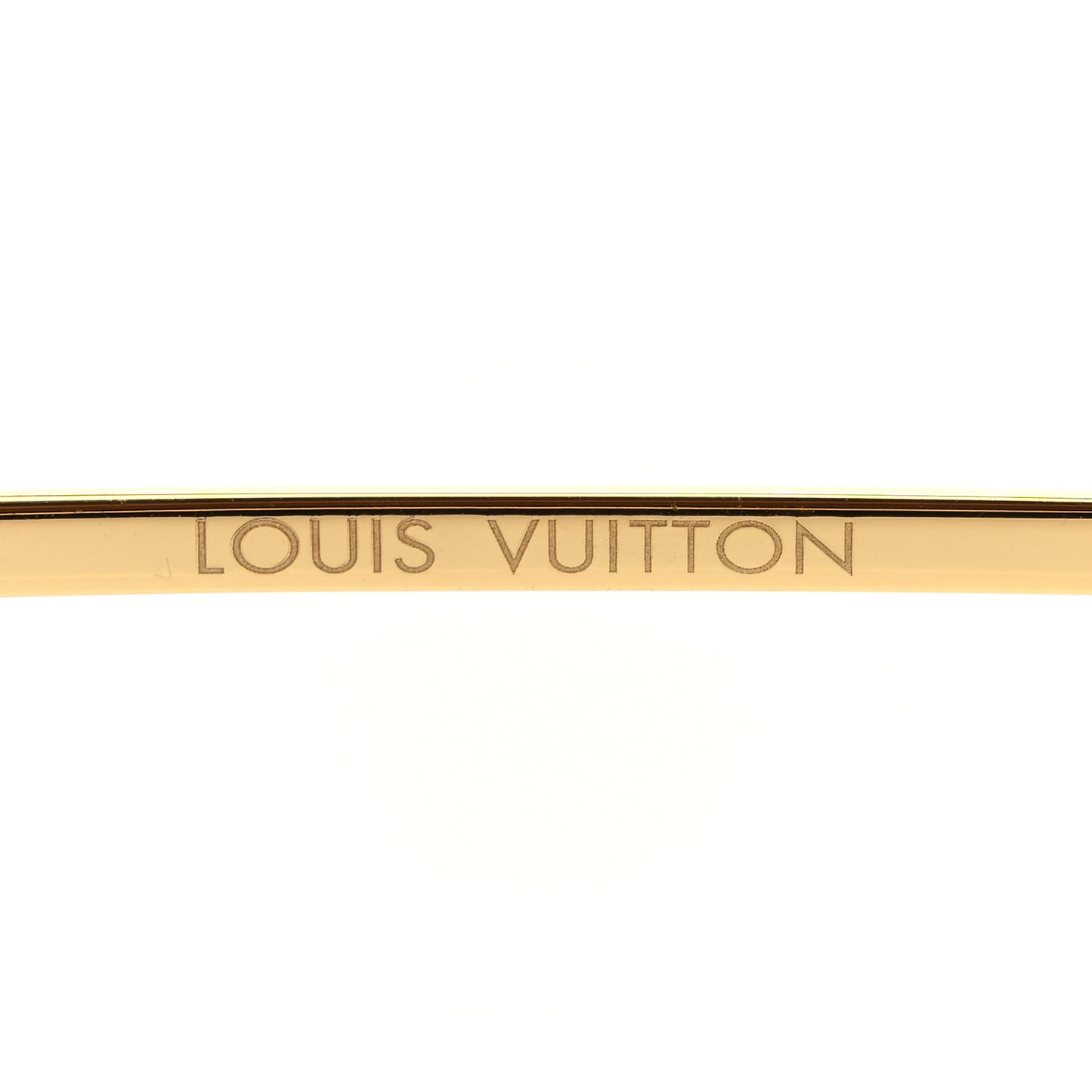 Monogram Grease Sunglasses Z1366E Gold