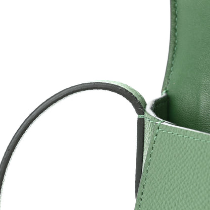 Celine Grained Calfskin Small Trotteur Light Forest 14 of 18
