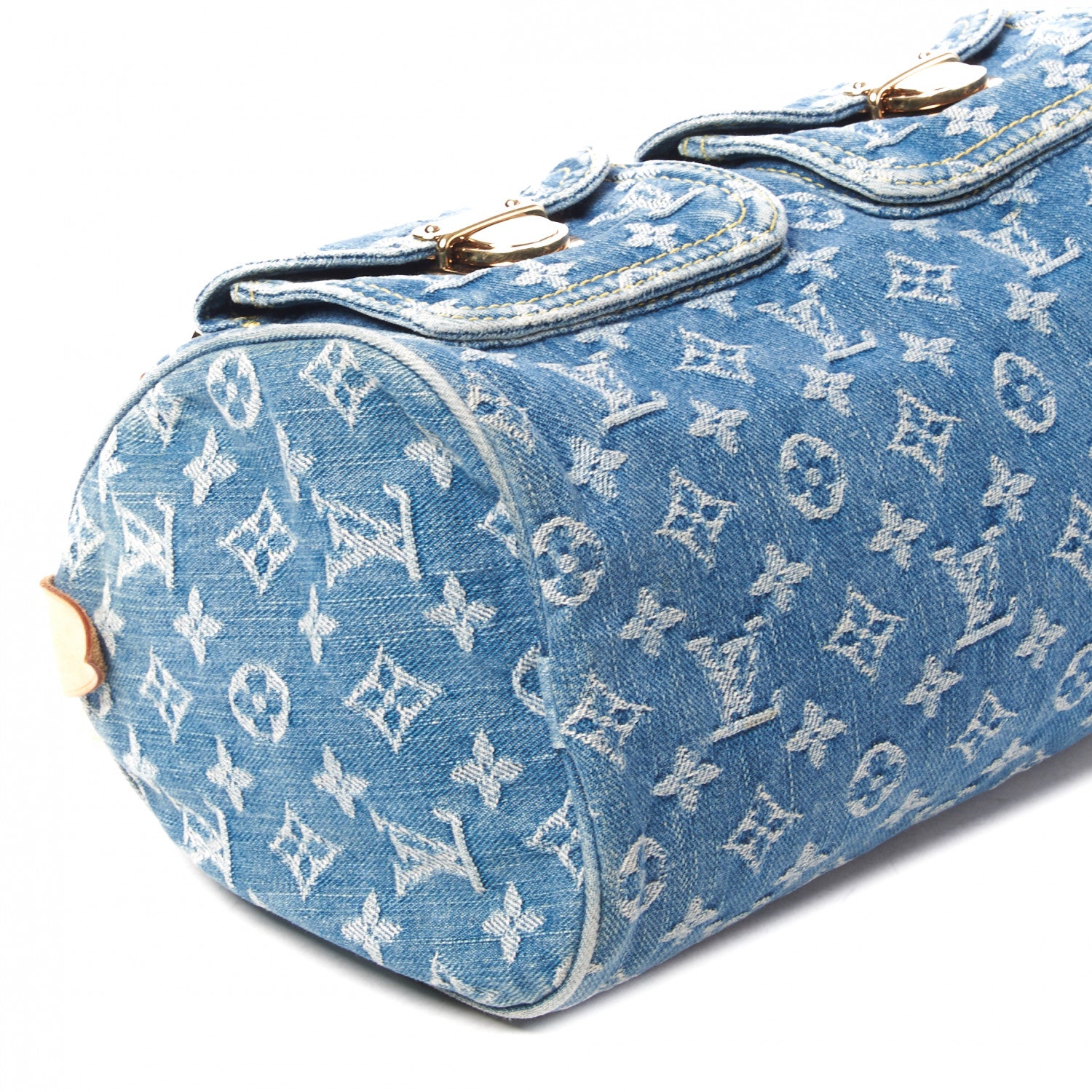 Louis Vuitton Monogram Denim Neo Speedy Blue 6 of 8
