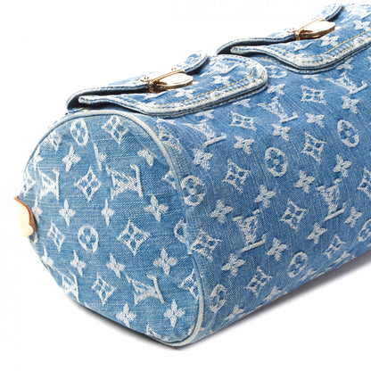 Louis Vuitton Monogram Denim Neo Speedy Blue 6 of 8