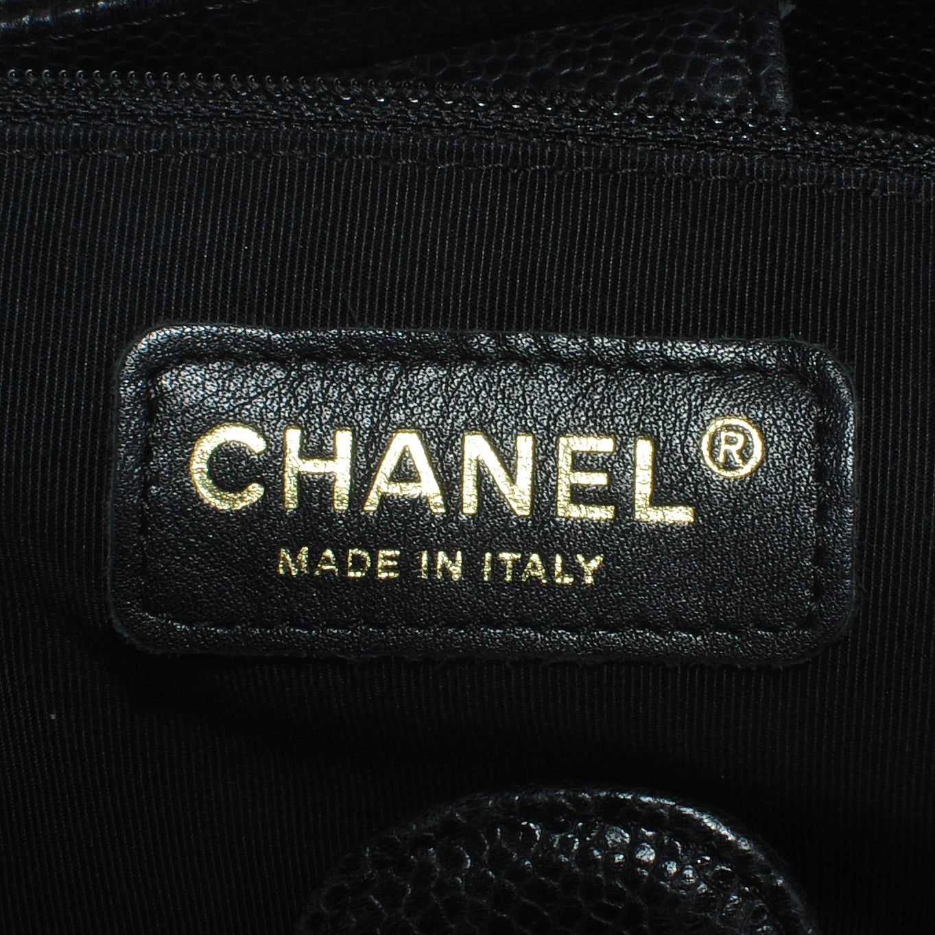 Chanel Caviar Petit Shopping Tote PST Black 6 of 7