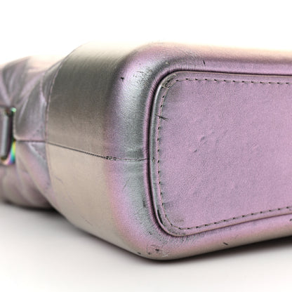 Chanel Iridescent Lambskin Calfskin Quilted Medium Gabrielle Hobo Light Purple 10 of 13
