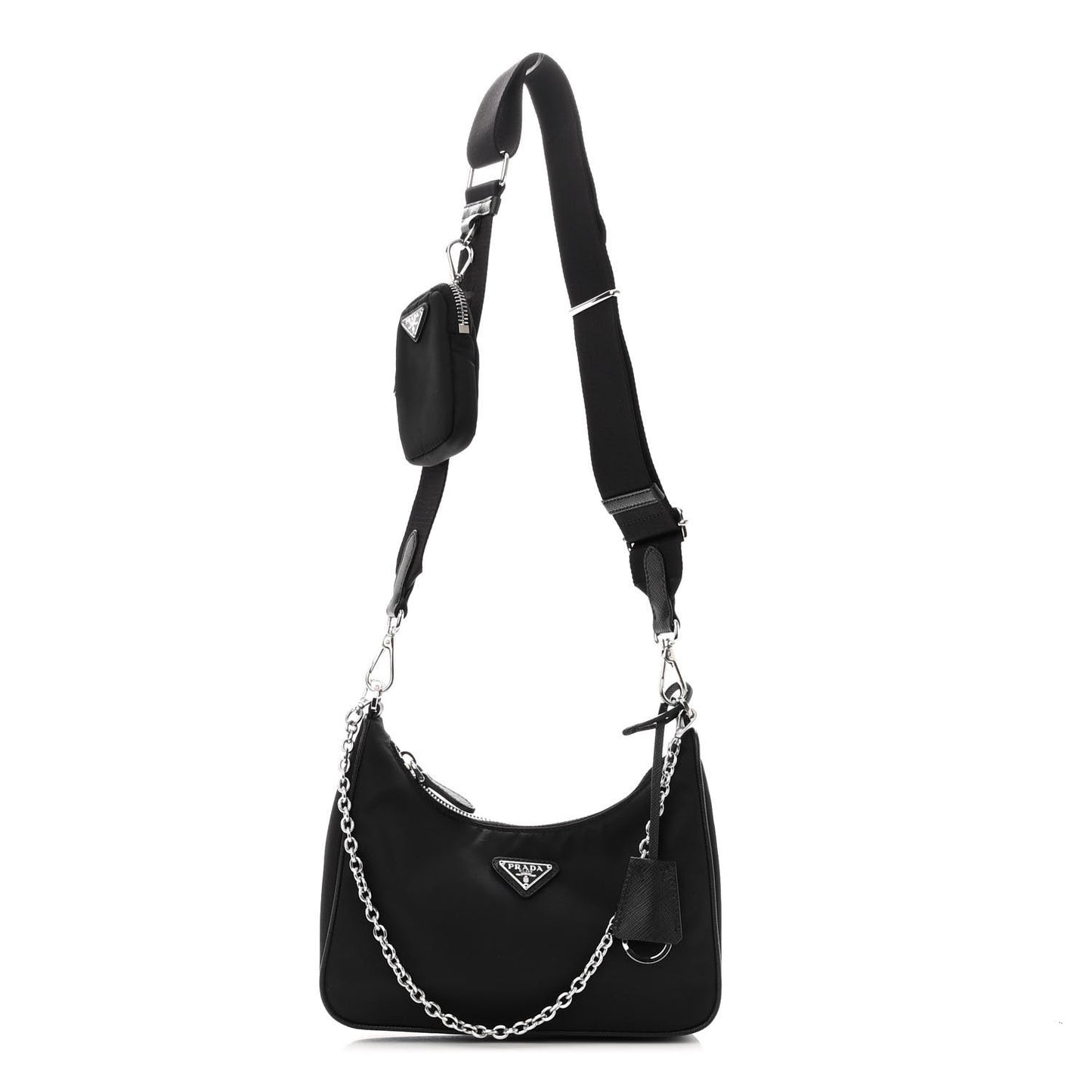Nylon Re-Edition 2005 Shoulder Bag Black