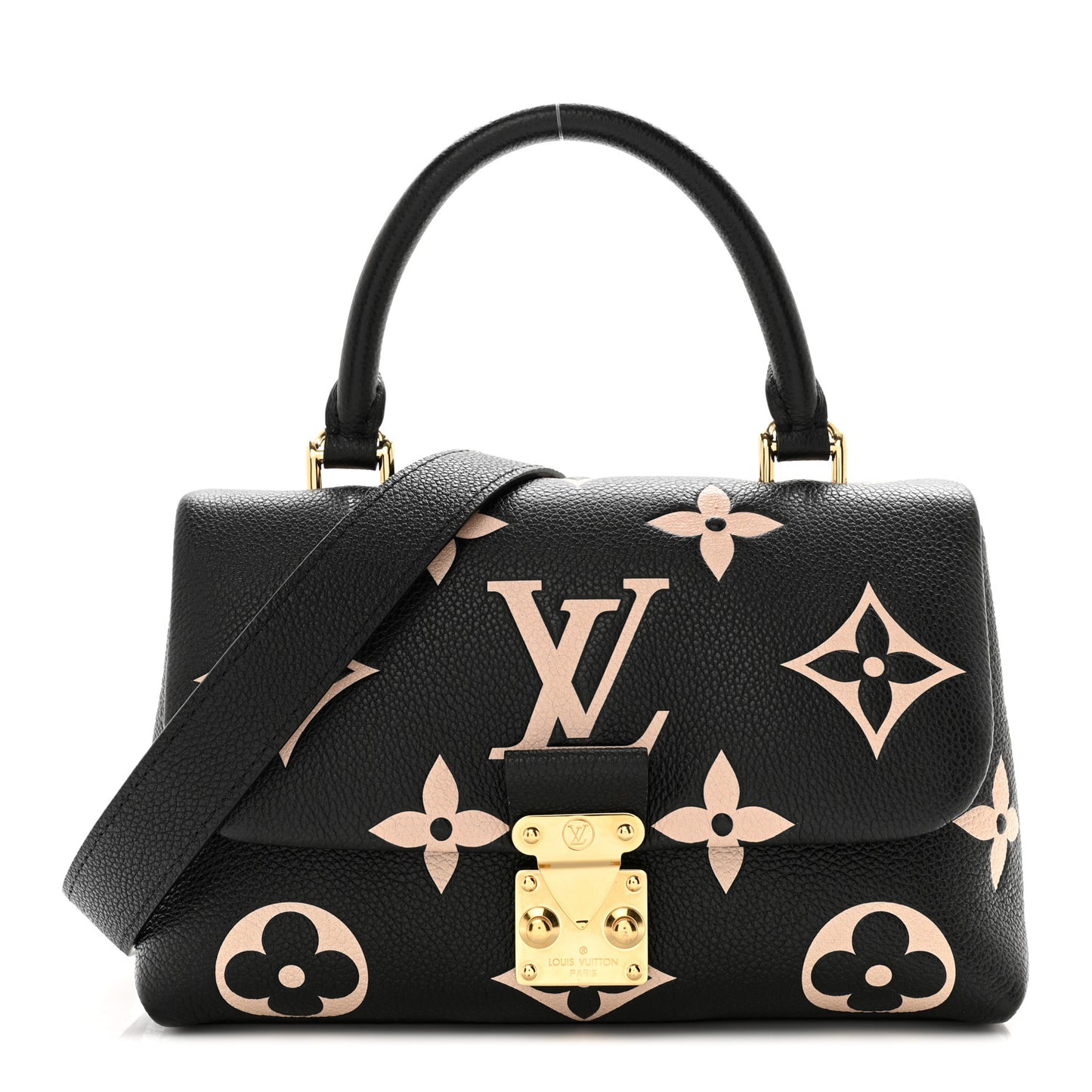Empreinte Monogram Giant Madeleine BB Black Beige