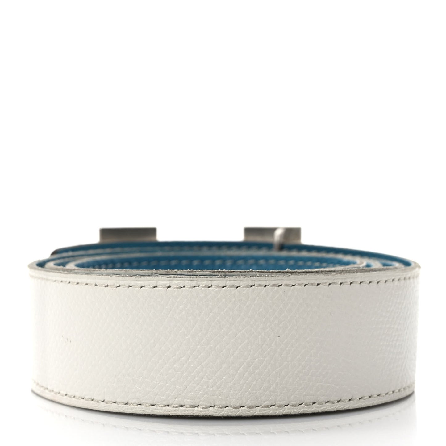 Box Togo 32mm H Belt 85 White Blue Jean