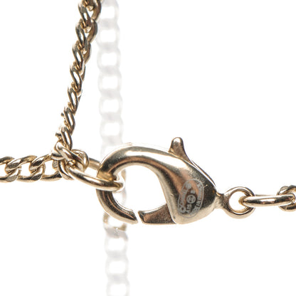 Chanel Baguette Crystal CC Necklace Light Gold Black 5 of 6