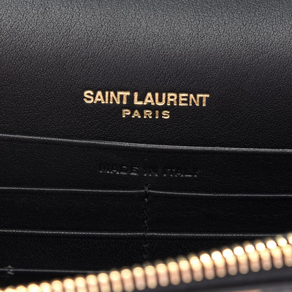 Saint Laurent Calfskin Heart Leopard Print Classic Monogram Kate Tassel Satchel Toffee 6 of 8