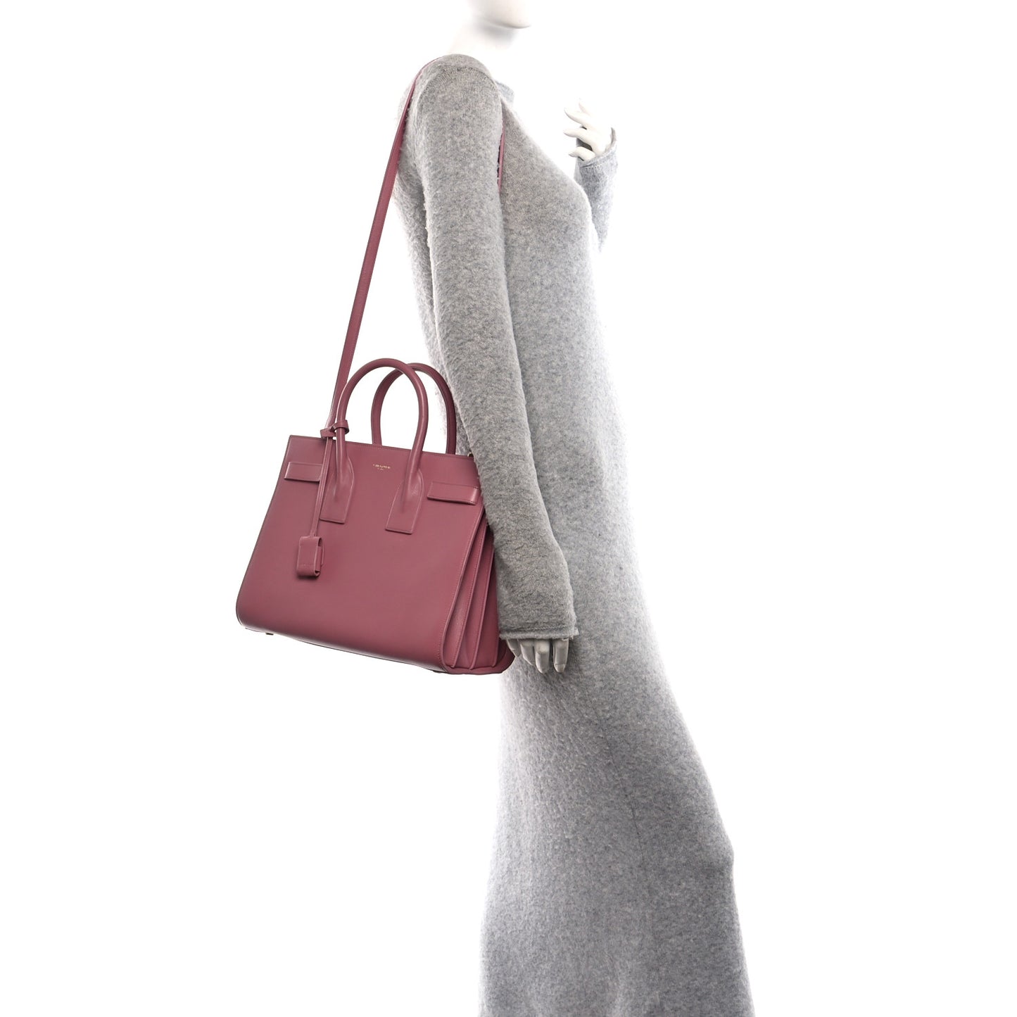 Calfskin Small Sac De Jour Dark Rose