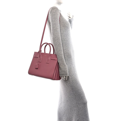 Saint Laurent Calfskin Small Sac De Jour Dark Rose 2 of 10