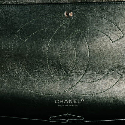 Chanel Metallic Aged Calfskin 2.55 Reissue 227 Flap Green 7 of 8
