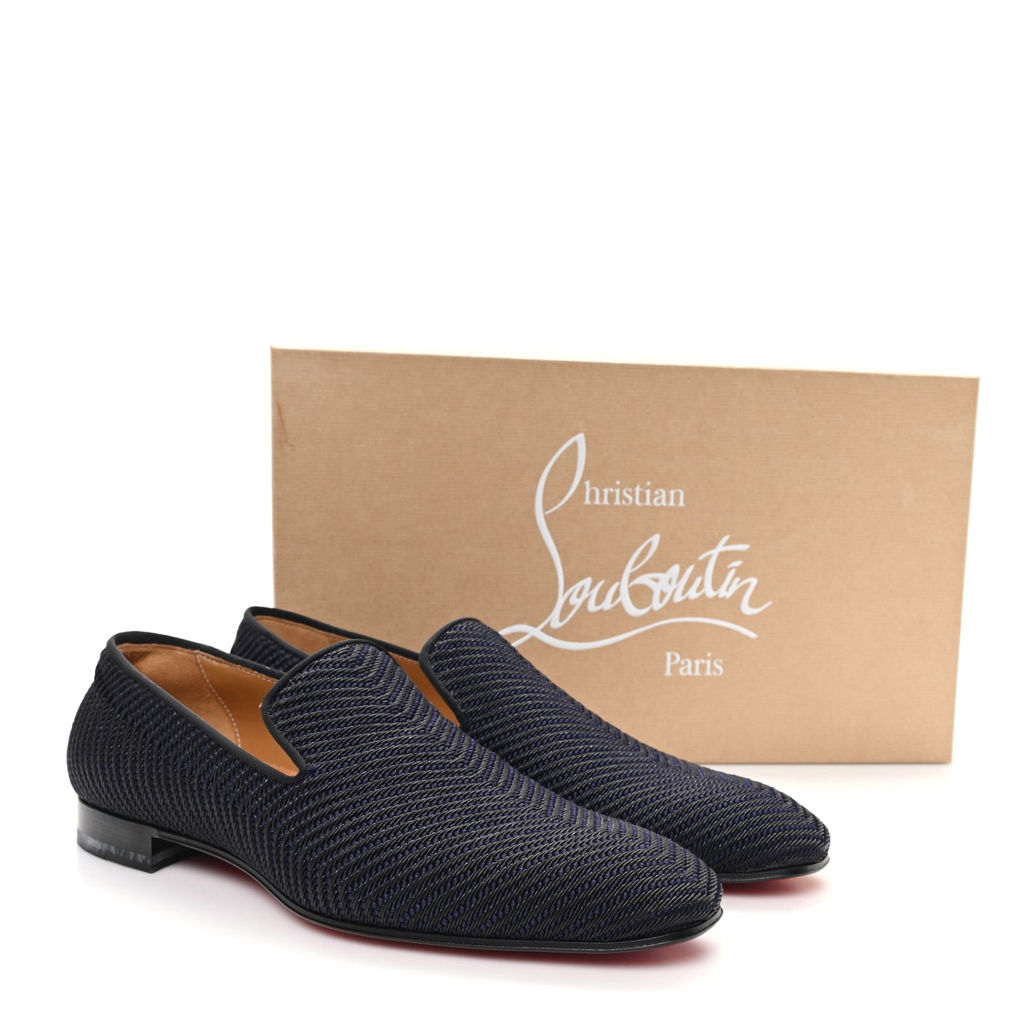 Tresse Cruising Mens Dandelion Flat Loafers 43 Black Navy