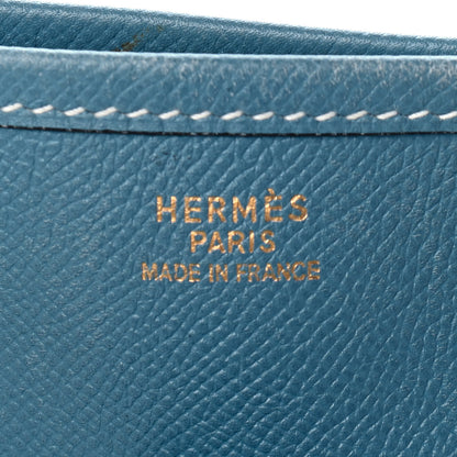 Hermes Epsom Evelyne GM Blue Jean 6 of 12