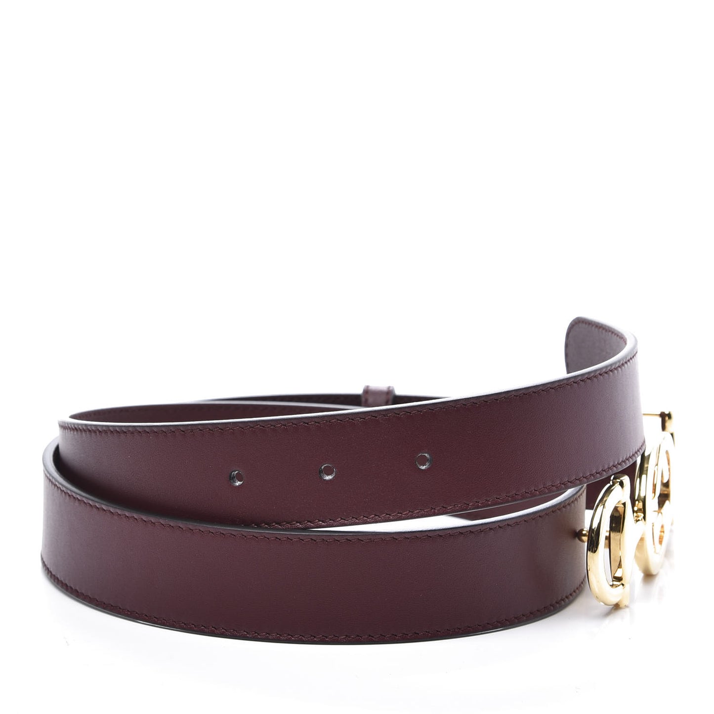Calfskin Zumi 30mm Belt 90 36 Vintage Bordeaux