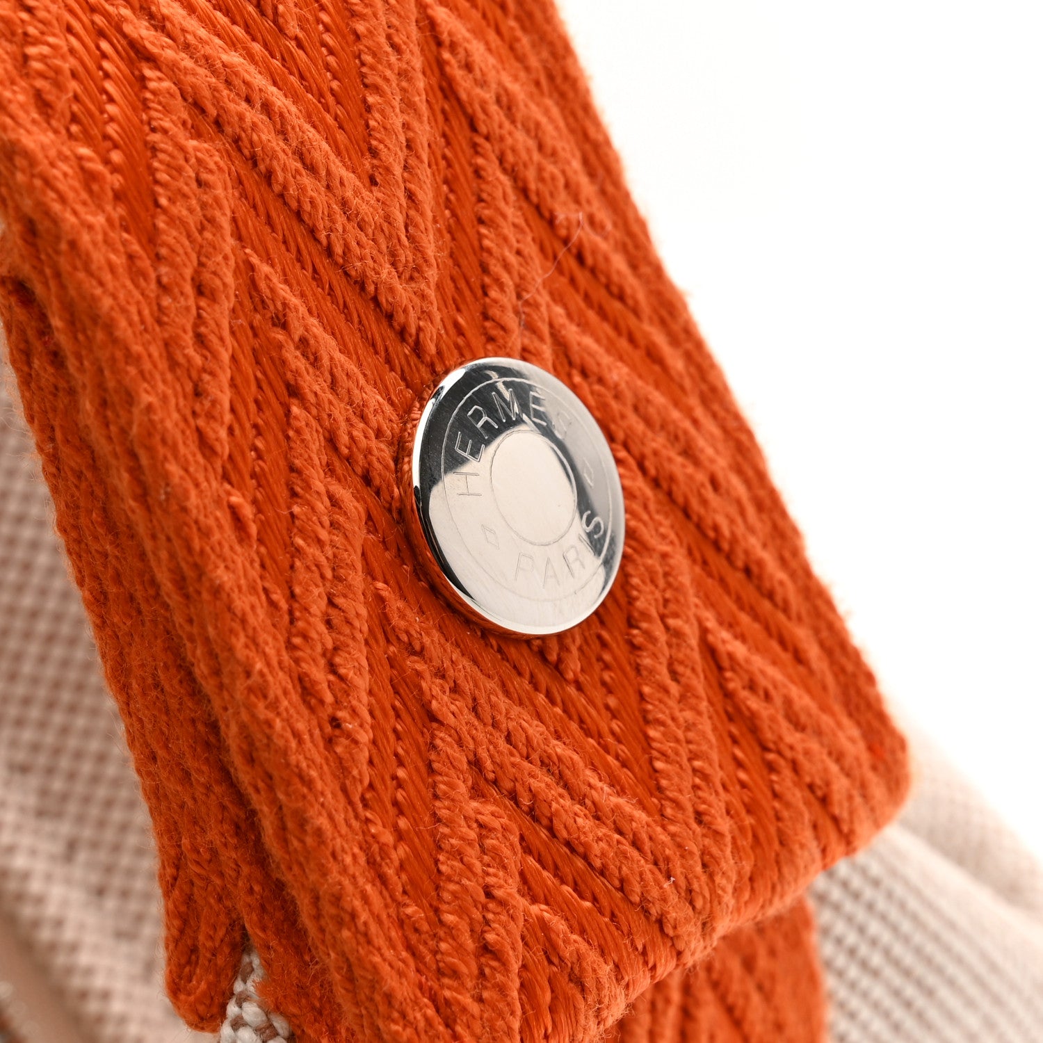 Hermes Canvas Small Bride-A-Brac Pouch Natural Orange 10 of 10