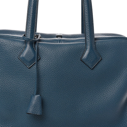 Hermes Taurillon Clemence Victoria II 35 Bleu Izmir 10 of 10
