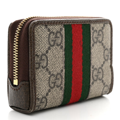 Gucci GG Supreme Monogram Web Ophidia Playing Card Case Beige New Acero 4 of 9