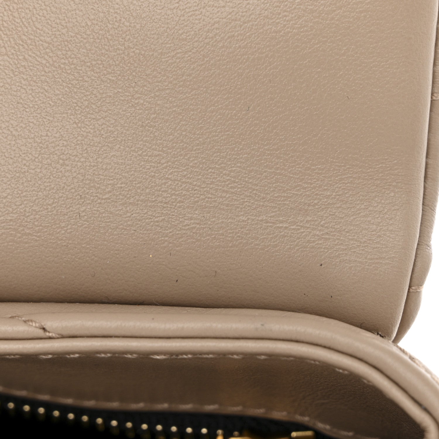 Saint Laurent Calfskin Y Quilted Monogram Toy Loulou Crossbody Bag Dark Beige 12 of 13