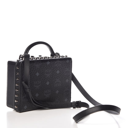 MCM Visetos Small Berlin Crossbody Black 3 of 10