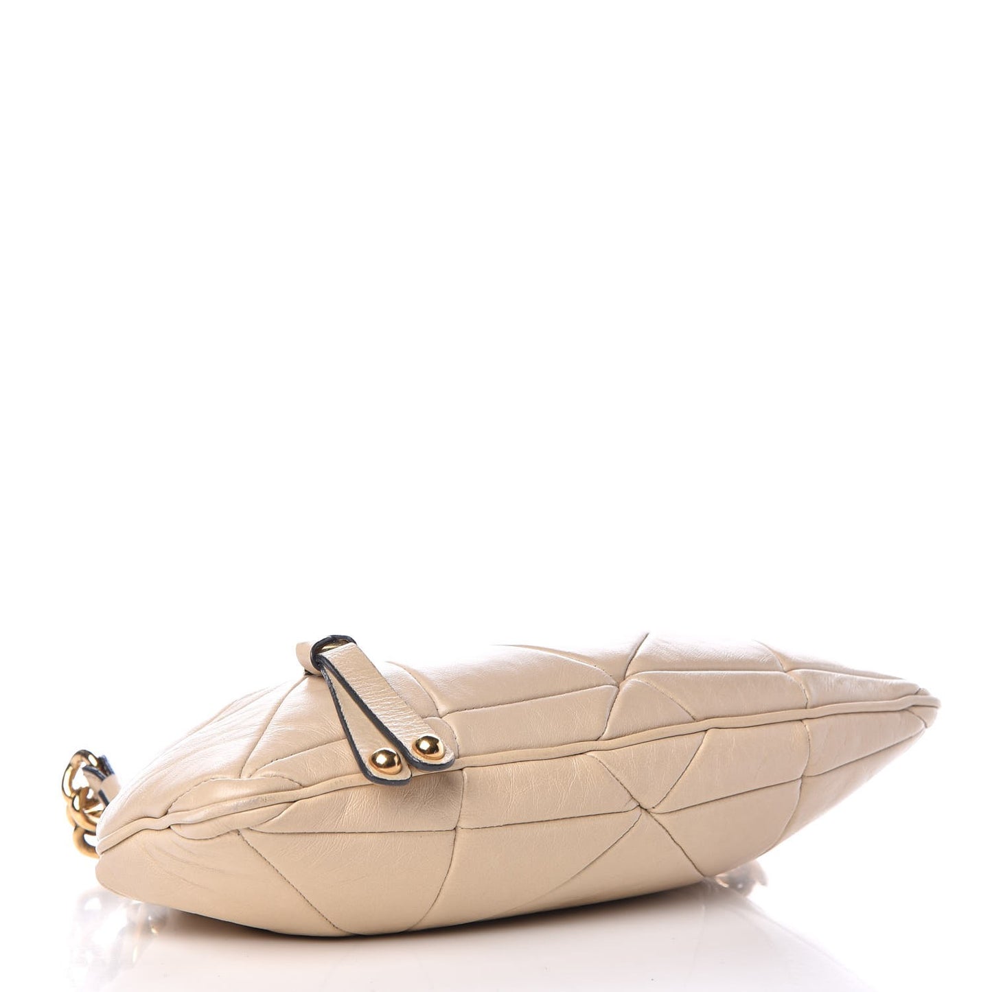 Calfskin Patchwork Little Stam Beige