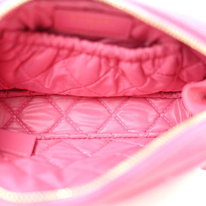 Chanel Caviar Quilted Small Curvy Pouch Cosmetic Case Pink 5 of 8