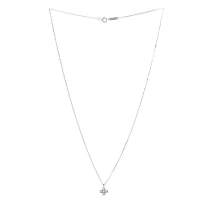Tiffany Platinum Diamond Cruciform Cross Pendant Necklace 3 of 5