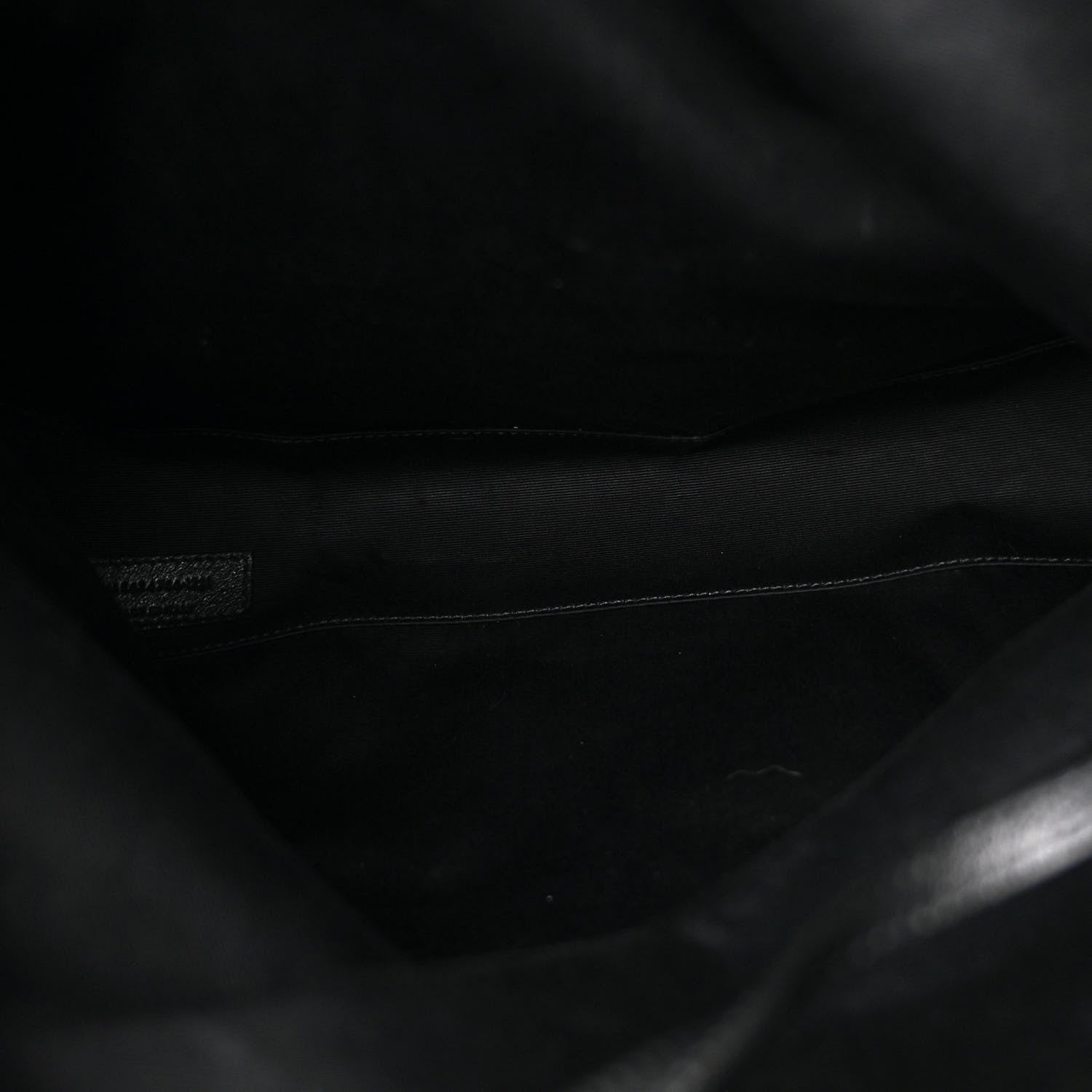 Saint Laurent Canvas Calfskin Tag Hobo White Black 7 of 12