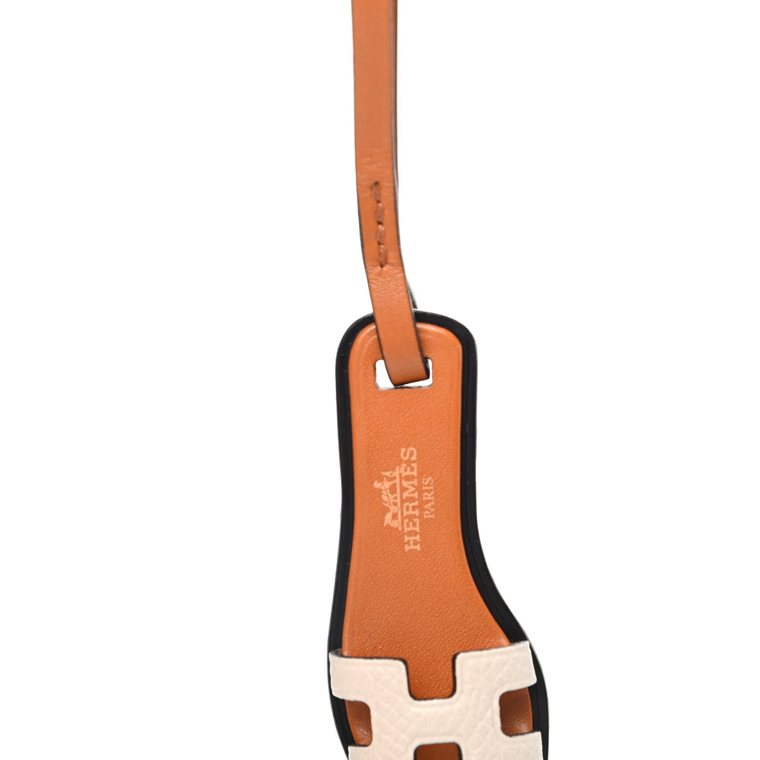 Hermes Epsom Butler Calfskin Hunter Oran Nano Bag Charm Nata 3 of 4