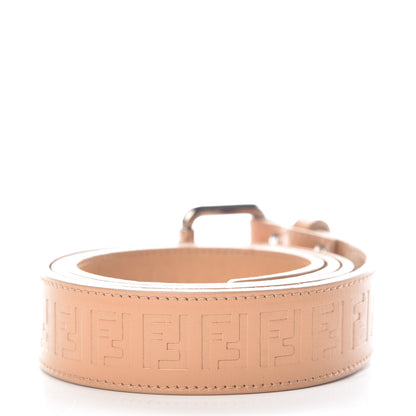 Fendi Calfskin FF Embossed Belt 90 36 Beige 3 of 8
