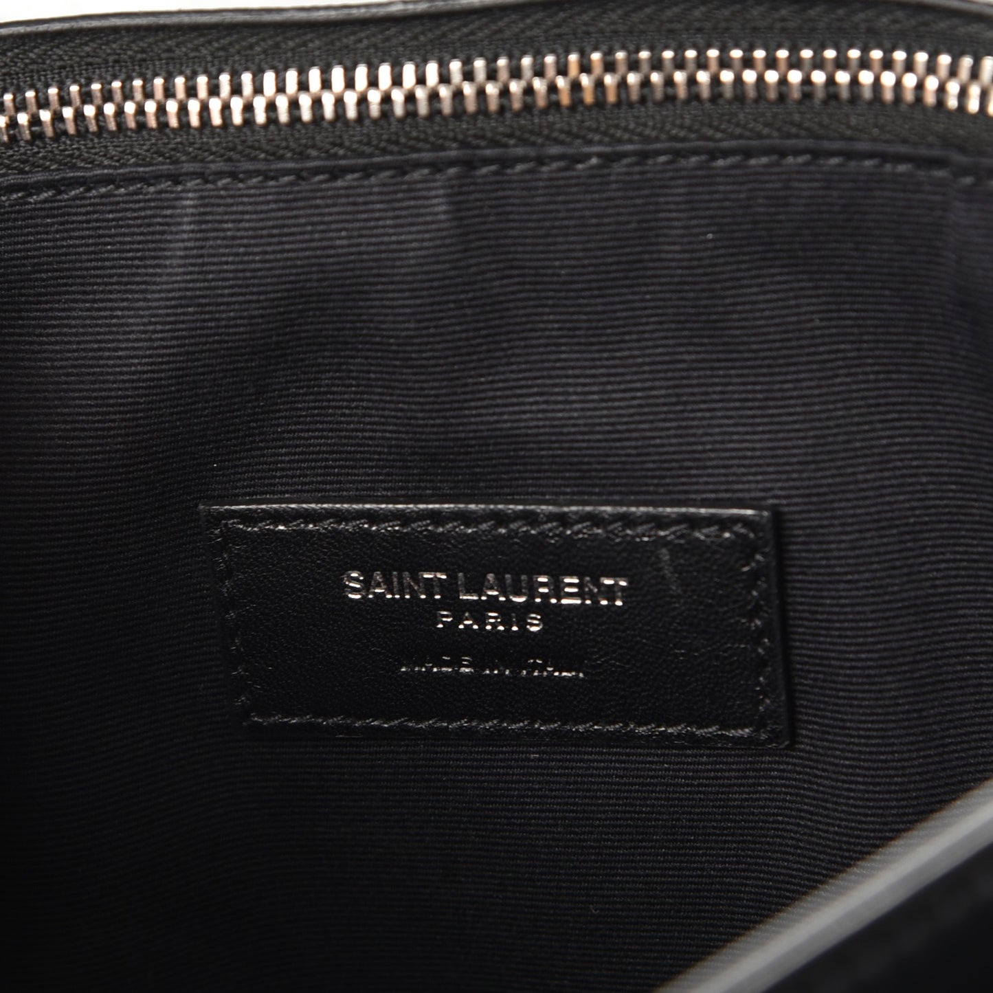 Calfskin Y Quilted Monogram Loulou Shoulder Bag Black