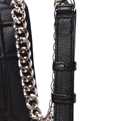 Christian Dior Grained Calfskin Medium Diorama Flap Bag Black 12 of 18