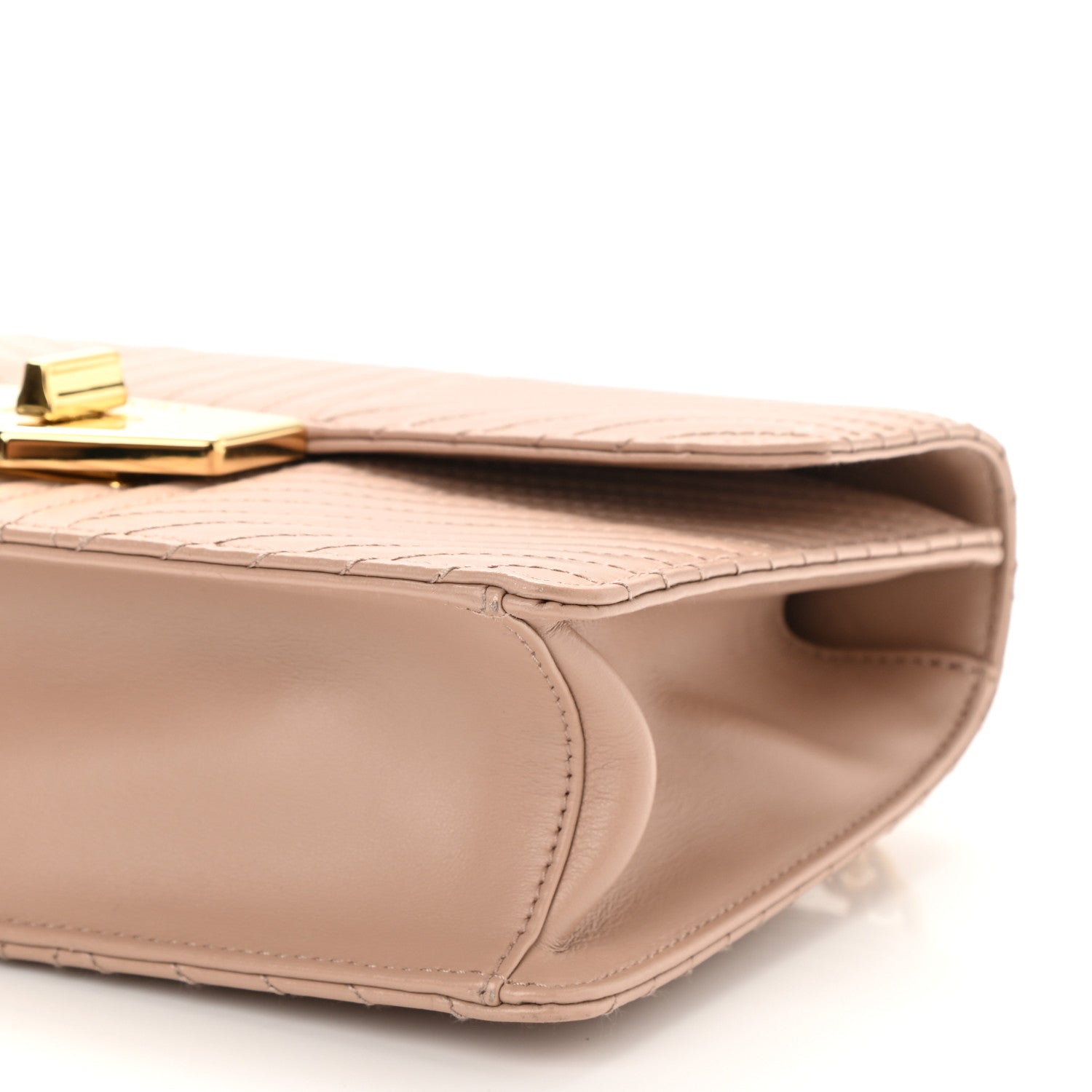 Prada Nappa Quilted Lock Shoulder Bag Cammeo 9 of 9
