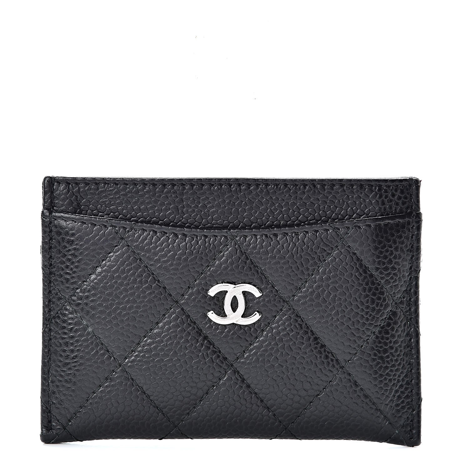 Chanel Caviar Quilted Card Holder Black 1 of 9