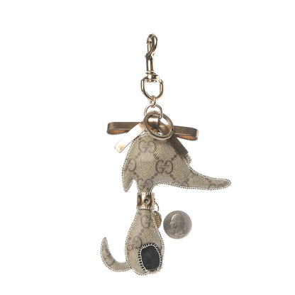 Gucci GG Supreme Monogram Dorothy Greyhound Key Charm 2 of 5