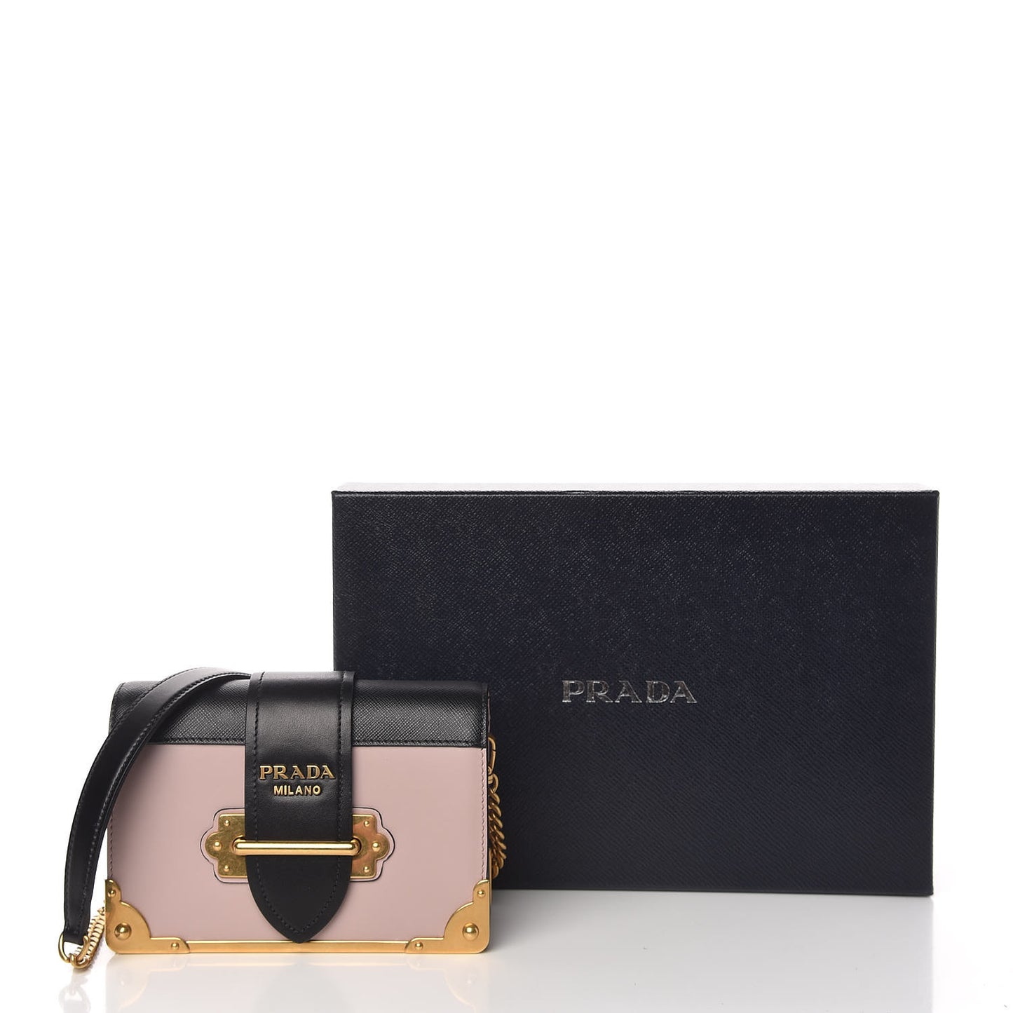 City Calfskin Saffiano Cahier Bag Mugheto Black