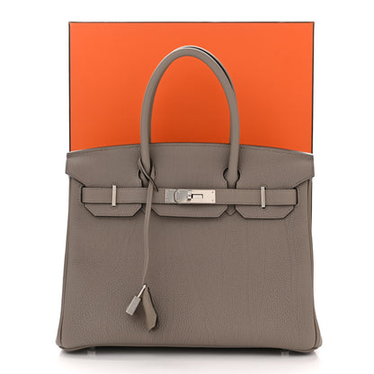 Hermes Togo BIRKIN 30 Gris Asphalte 11 of 11