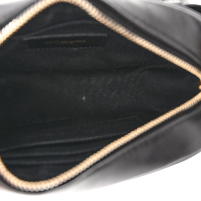 Saint Laurent Calfskin Matelasse Monogram Lou Belt Bag Black 5 of 9
