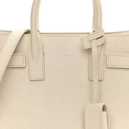 Saint Laurent Grained Calfskin Nano Sac de Jour Dove White 8 of 13