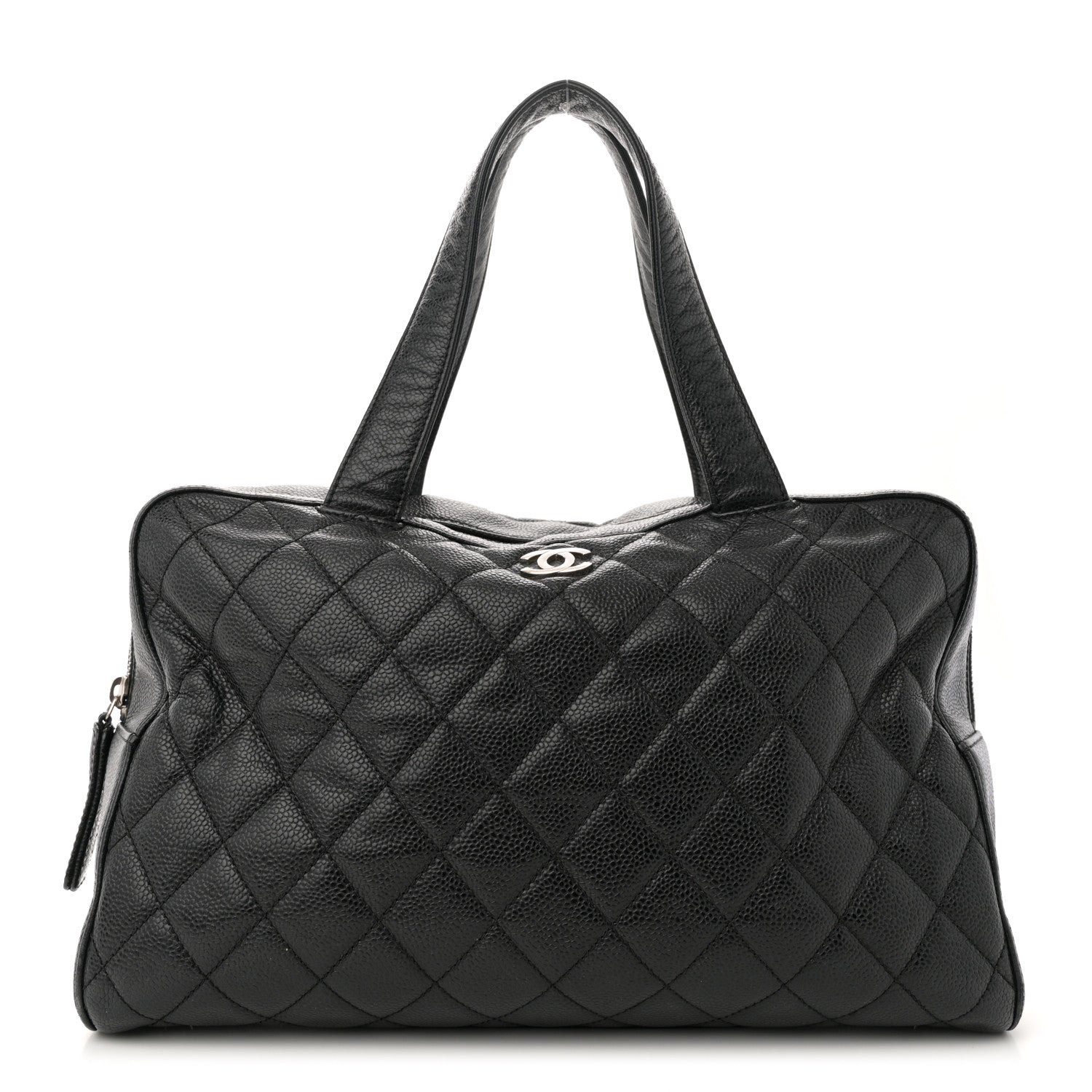 Chanel Caviar Quilted Bowler Black 1 of 11