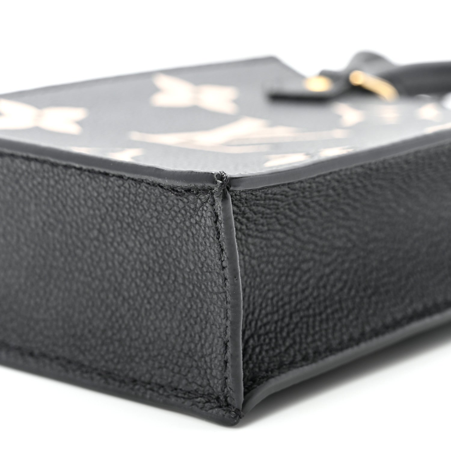 Louis Vuitton Empreinte Monogram Giant Petit Sac Plat Black Beige 9 of 10