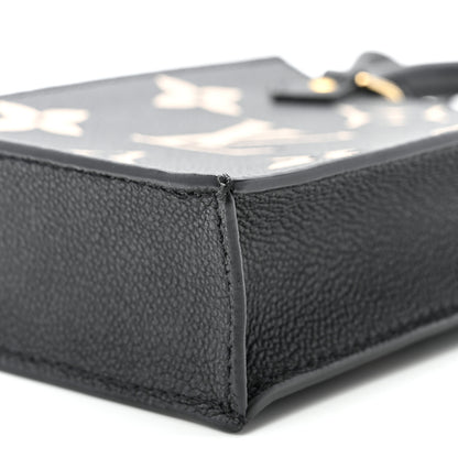 Louis Vuitton Empreinte Monogram Giant Petit Sac Plat Black Beige 9 of 10